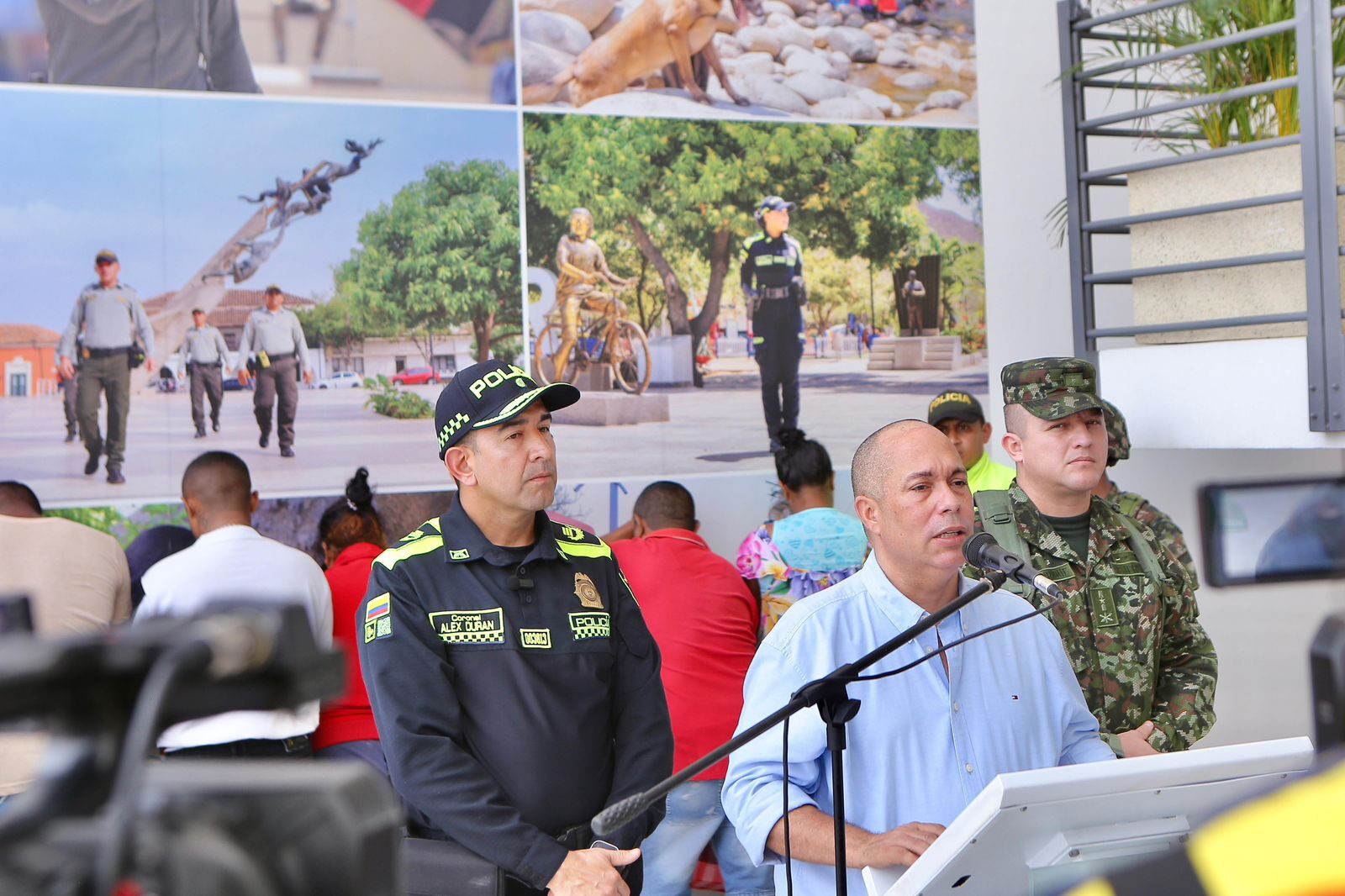Policía Nacional muestra la reducción de homicidios en Valledupar.